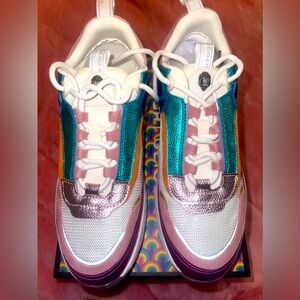 Kurt Geiger London Kensington Sneaker , White/Combo Sz EU 40/ US 9
